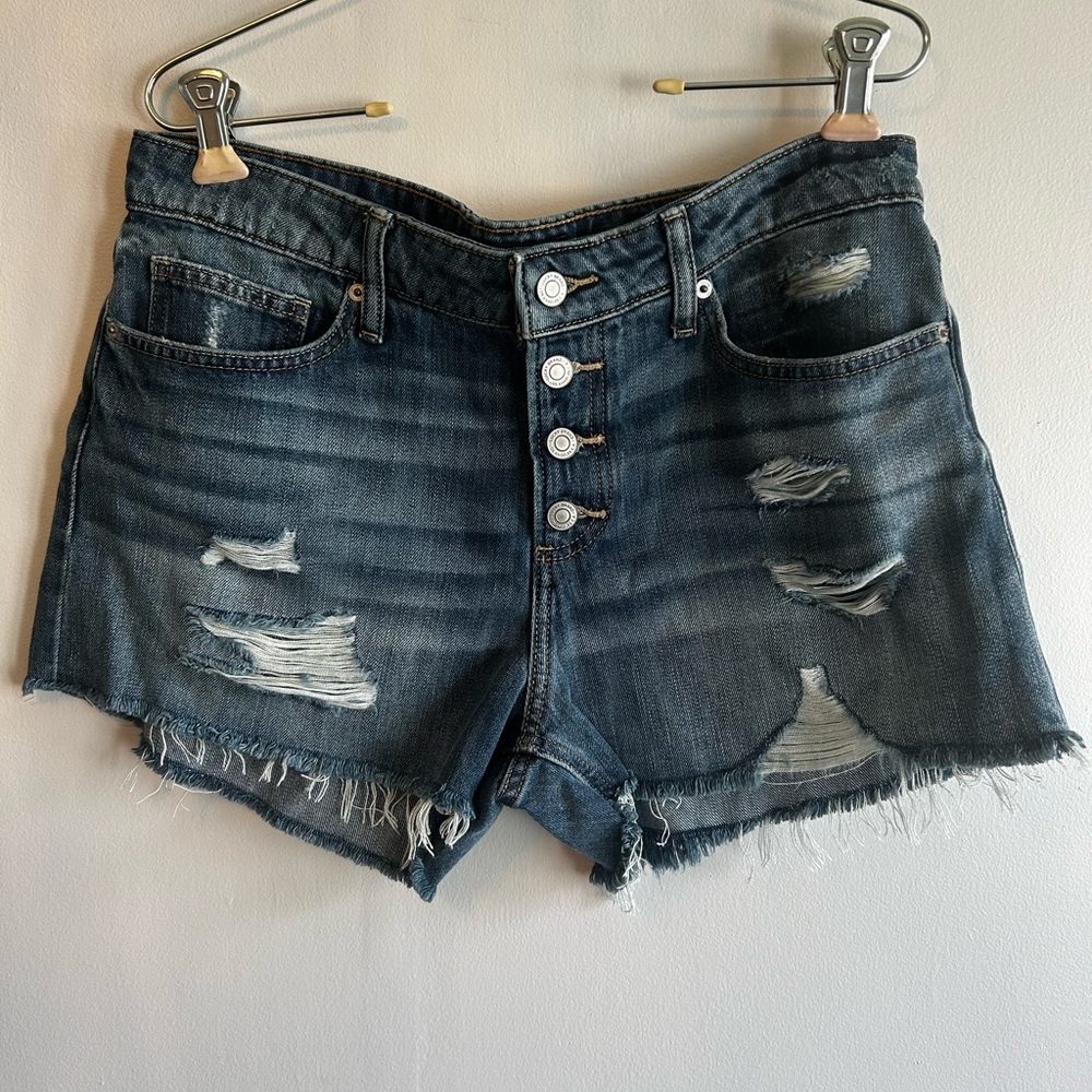 Distressed Denim Shorts- Lucky Brand